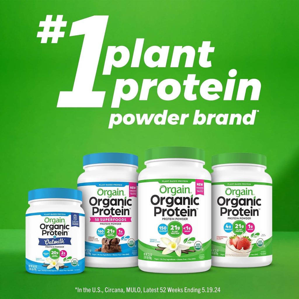 Creatine Monohydrate Powder & Organic Vegan Vanilla Bean Protein Powder Bundle Y176126