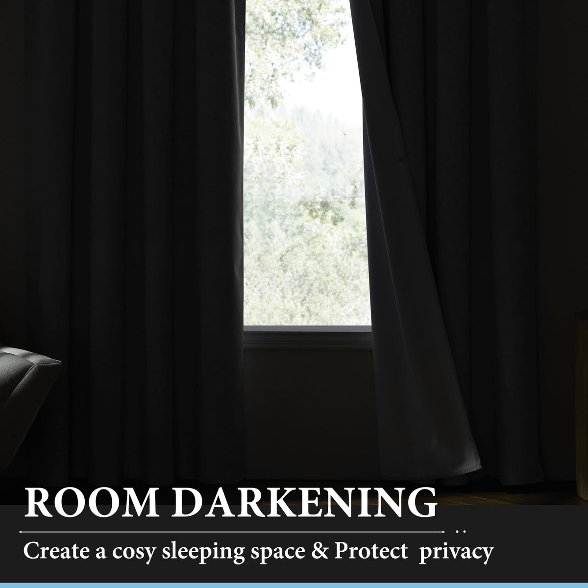 Extra Wide Blackout Curtains H854