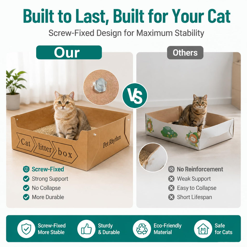 Disposable Cat Litter Box 3 Pack X47480