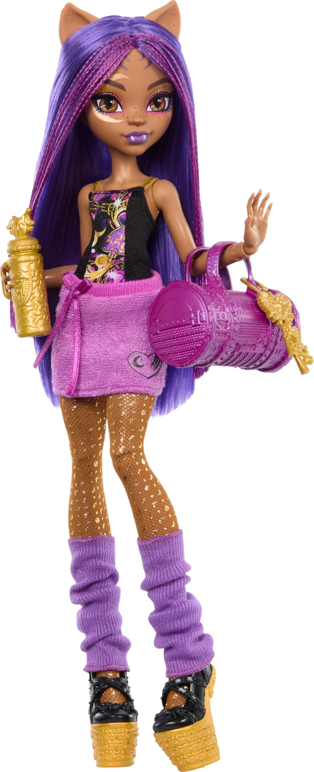 Doll with Wardrobe and 19 Accessories U5729