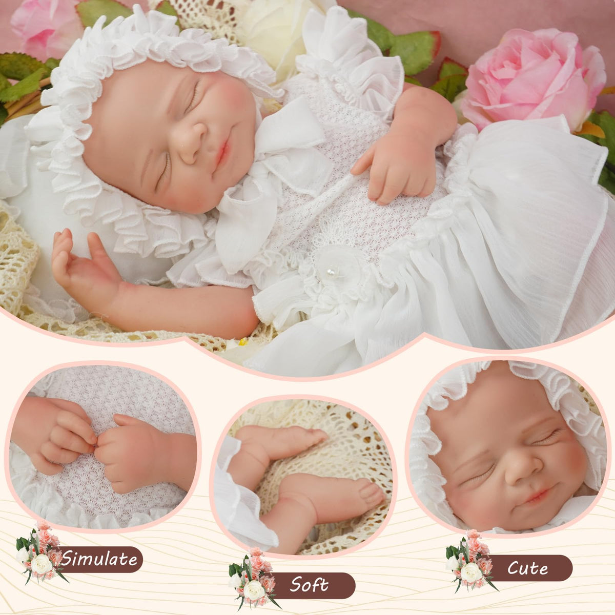 20 Inch Full Silicone Baby Doll C265365