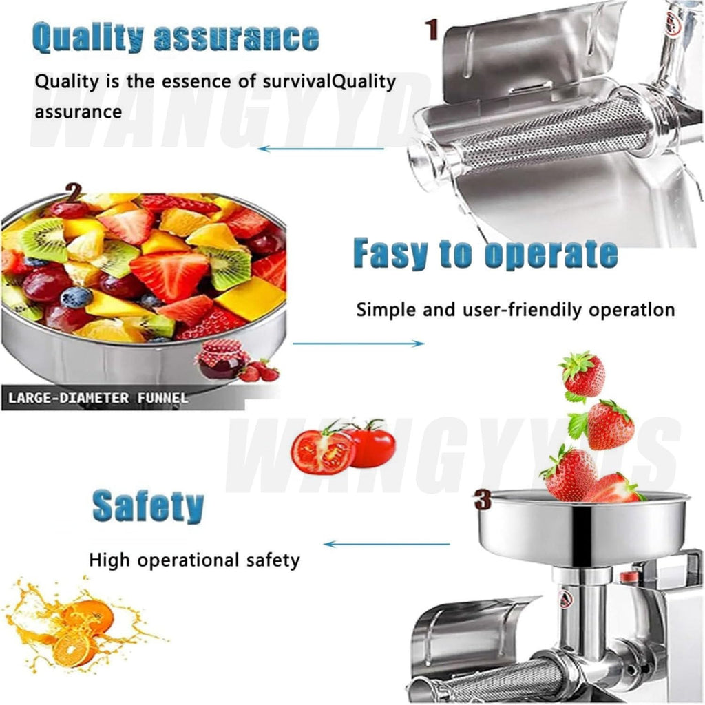 450W Stainless Steel Tomato Strainer W8307