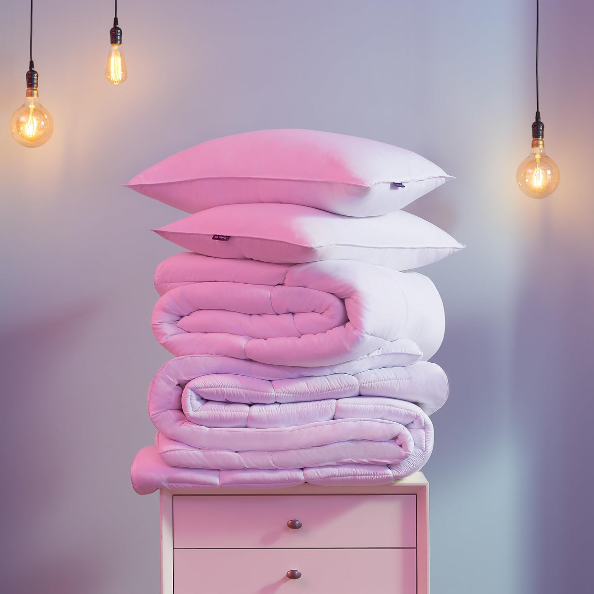 King Size Set of 2 Down Alternative Bed Pillows O418490