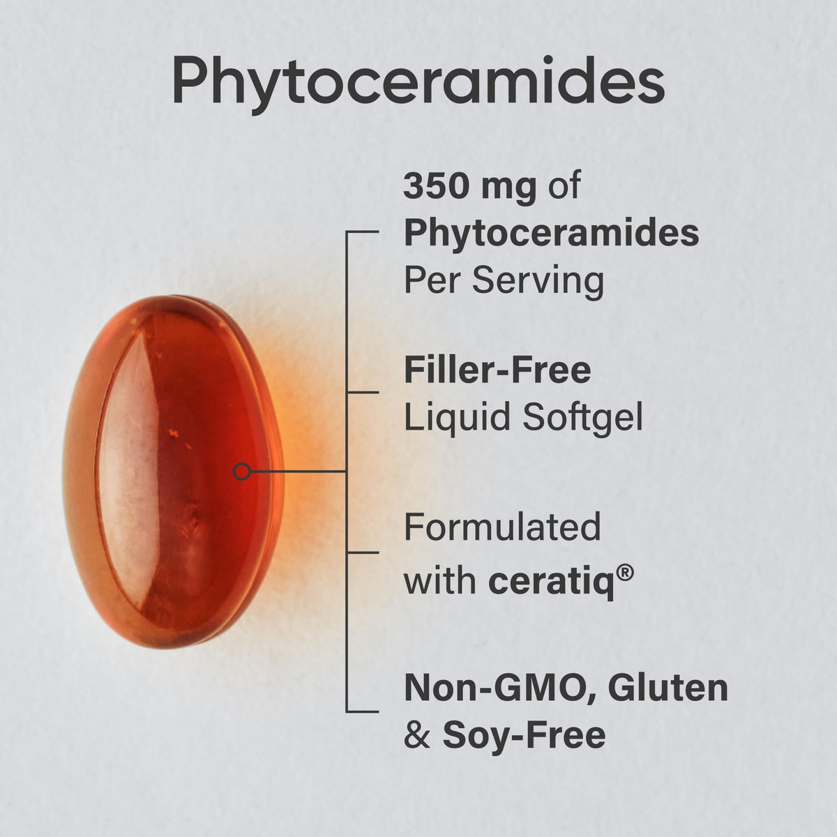 Phytoceramides 350mg 30 Softgels I312