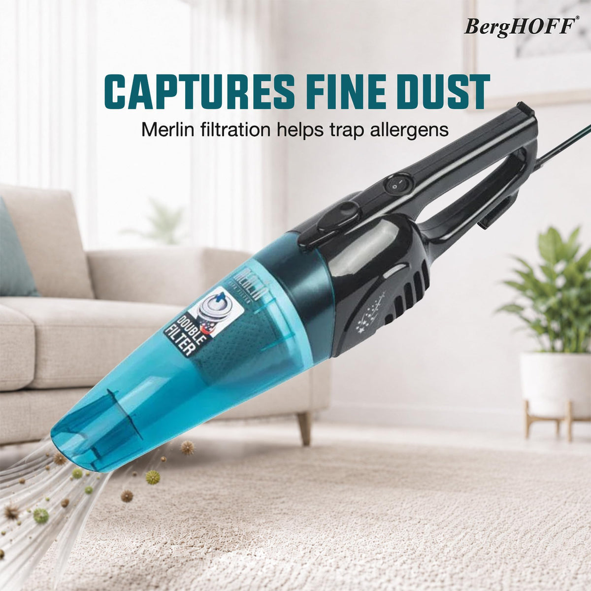 Blue Corded Stick Vacuum H5278