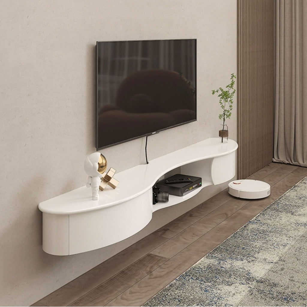 67'' Wall Mounted TV Stand with Drawers and Open Storage Shelf M343461