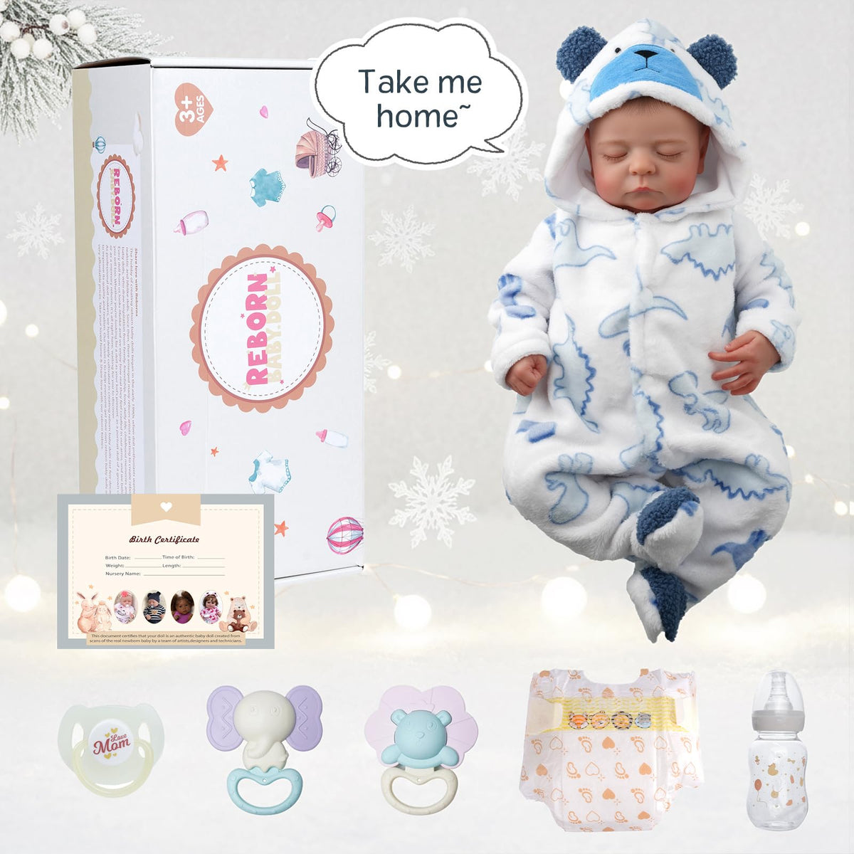 20 Inch 4-in-1 Interactive Baby Doll Z60863