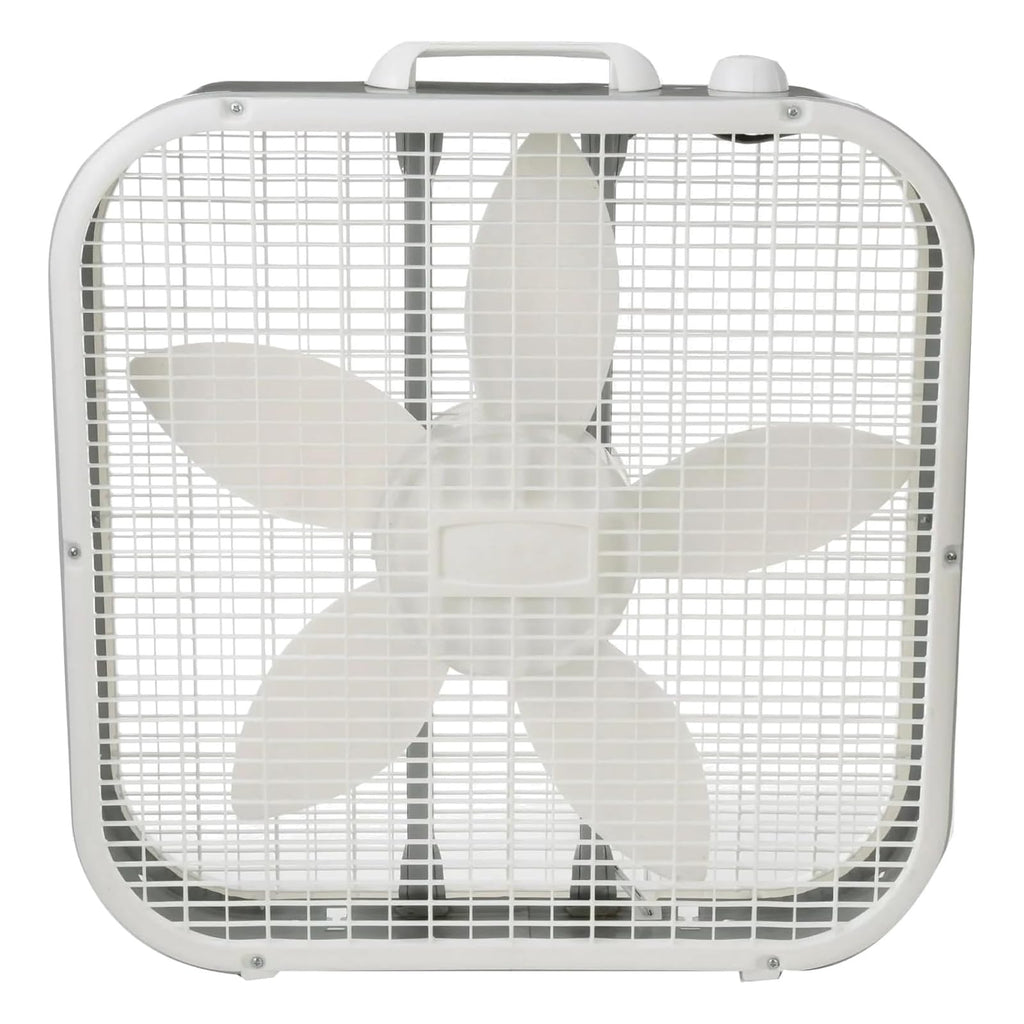 20 Inch 3 Speed Portable Floor Fan with Removable Grill, White Z264