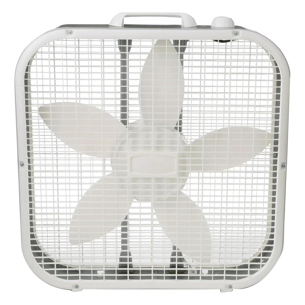 20 Inch 3 Speed Portable Floor Fan with Removable Grill, White Z264