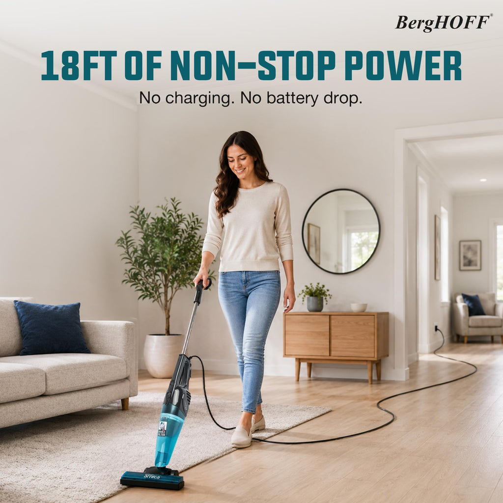Blue Corded Stick Vacuum H5278