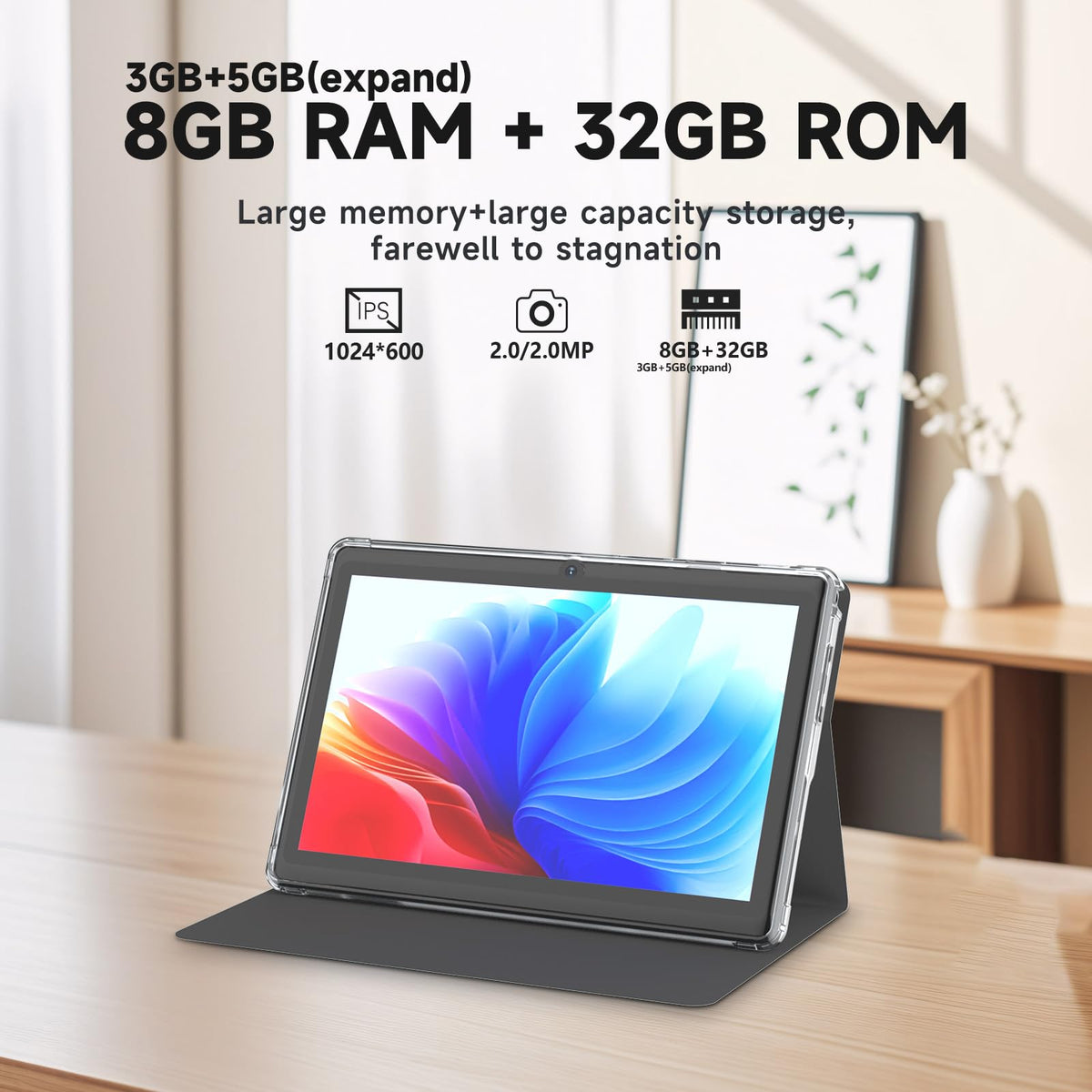 7 Inch Android Tablet with Protective Case D651
