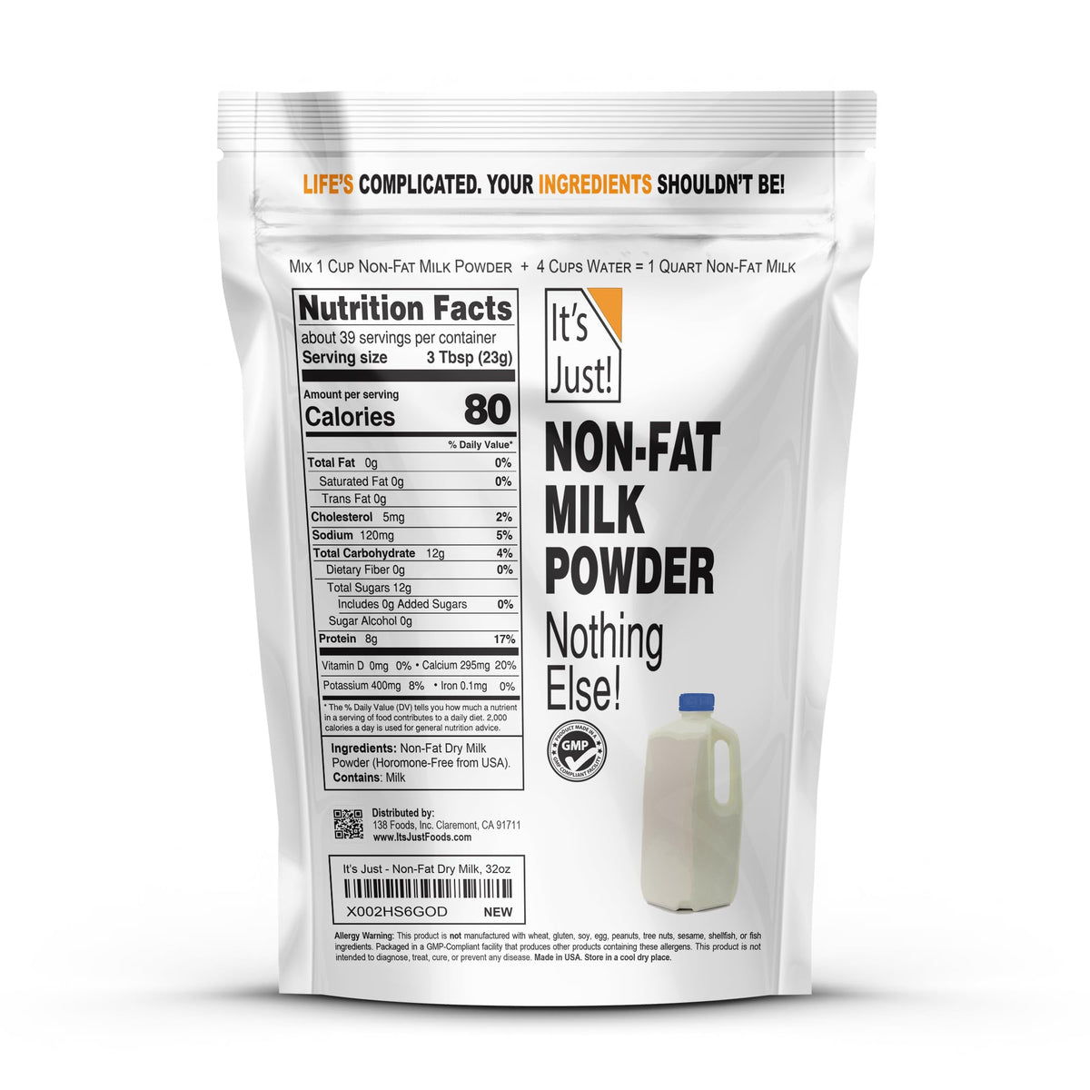 Powdered Non-Fat Skim Milk Q369987
