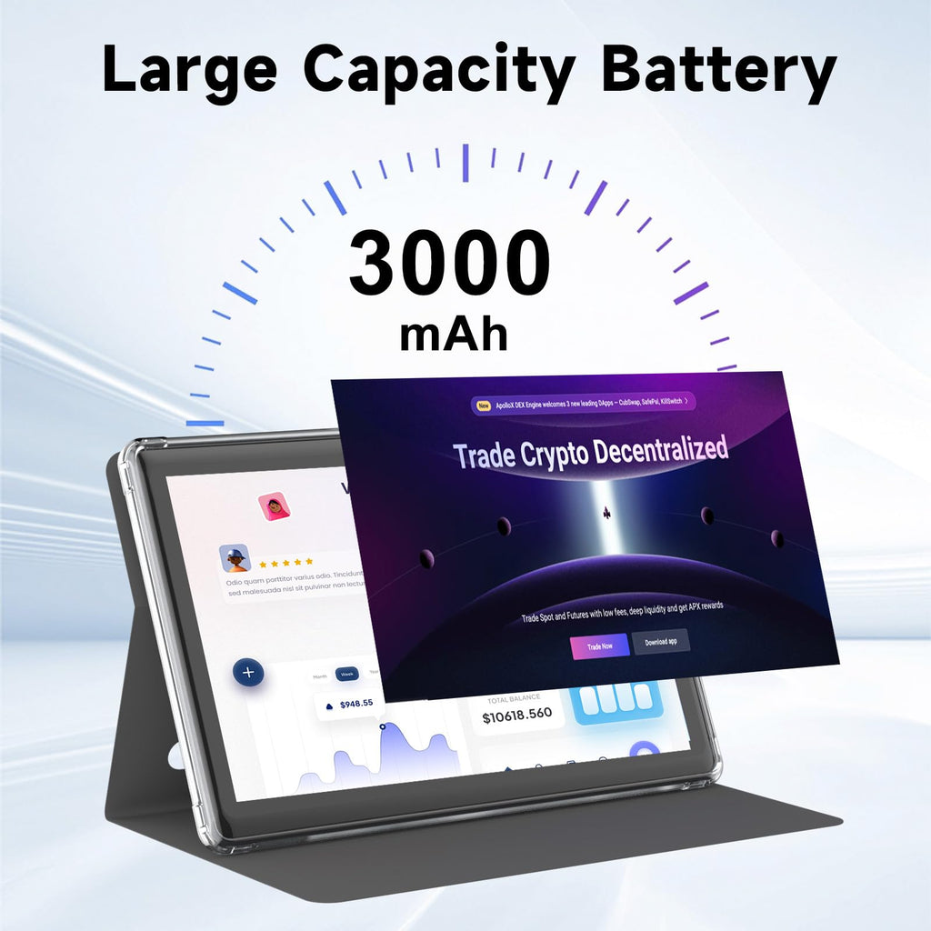 7 Inch Android Tablet with Protective Case D651