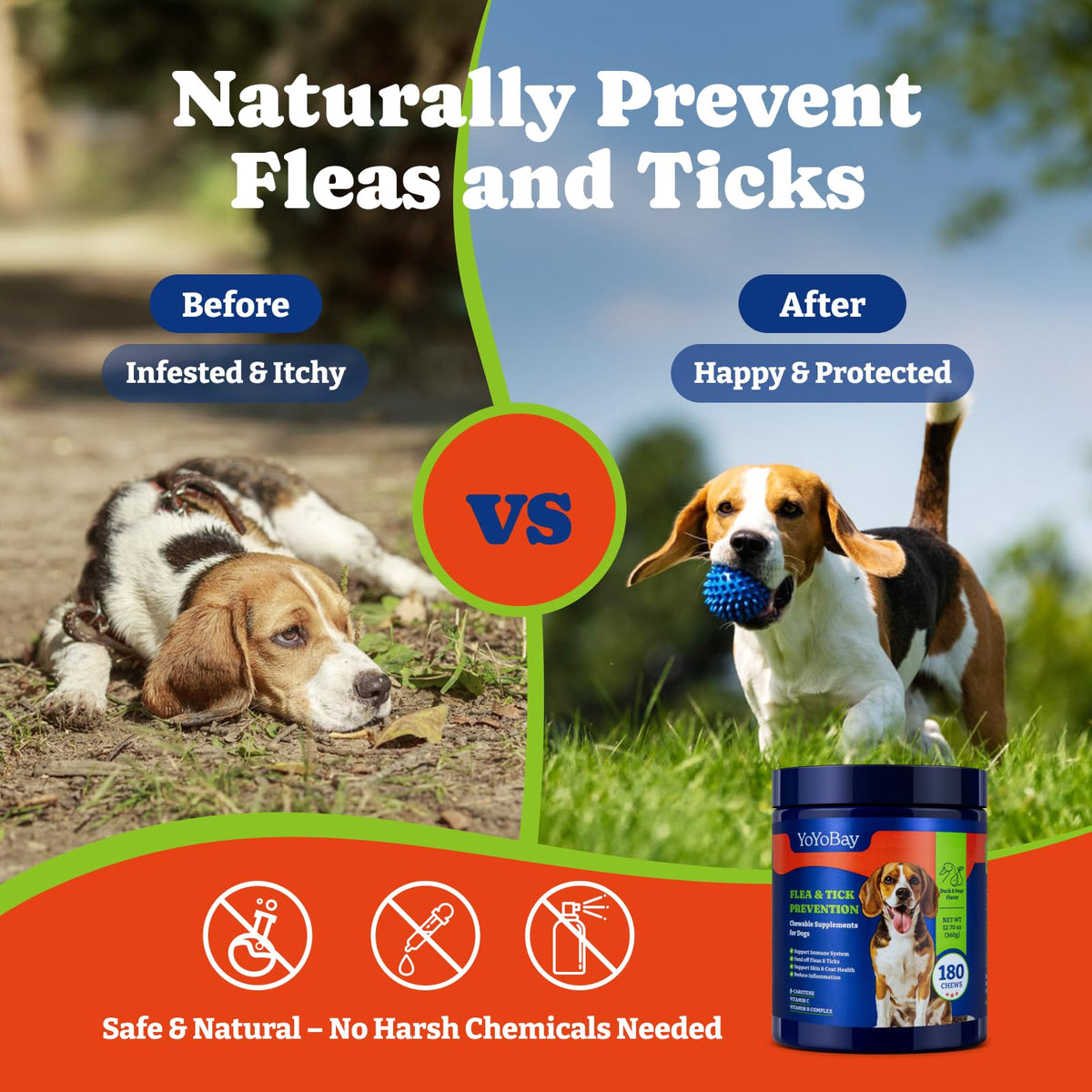 Dog Flea & Tick Prevention Chewables R176521