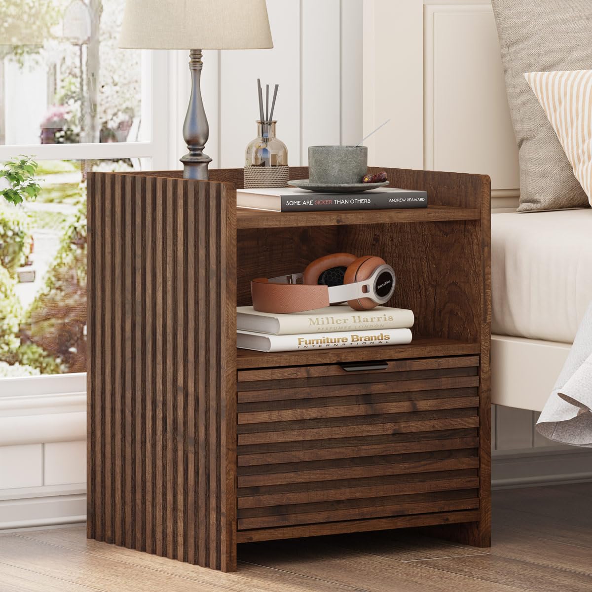 Rustic Oak Console Table with 2 Drawers N430030