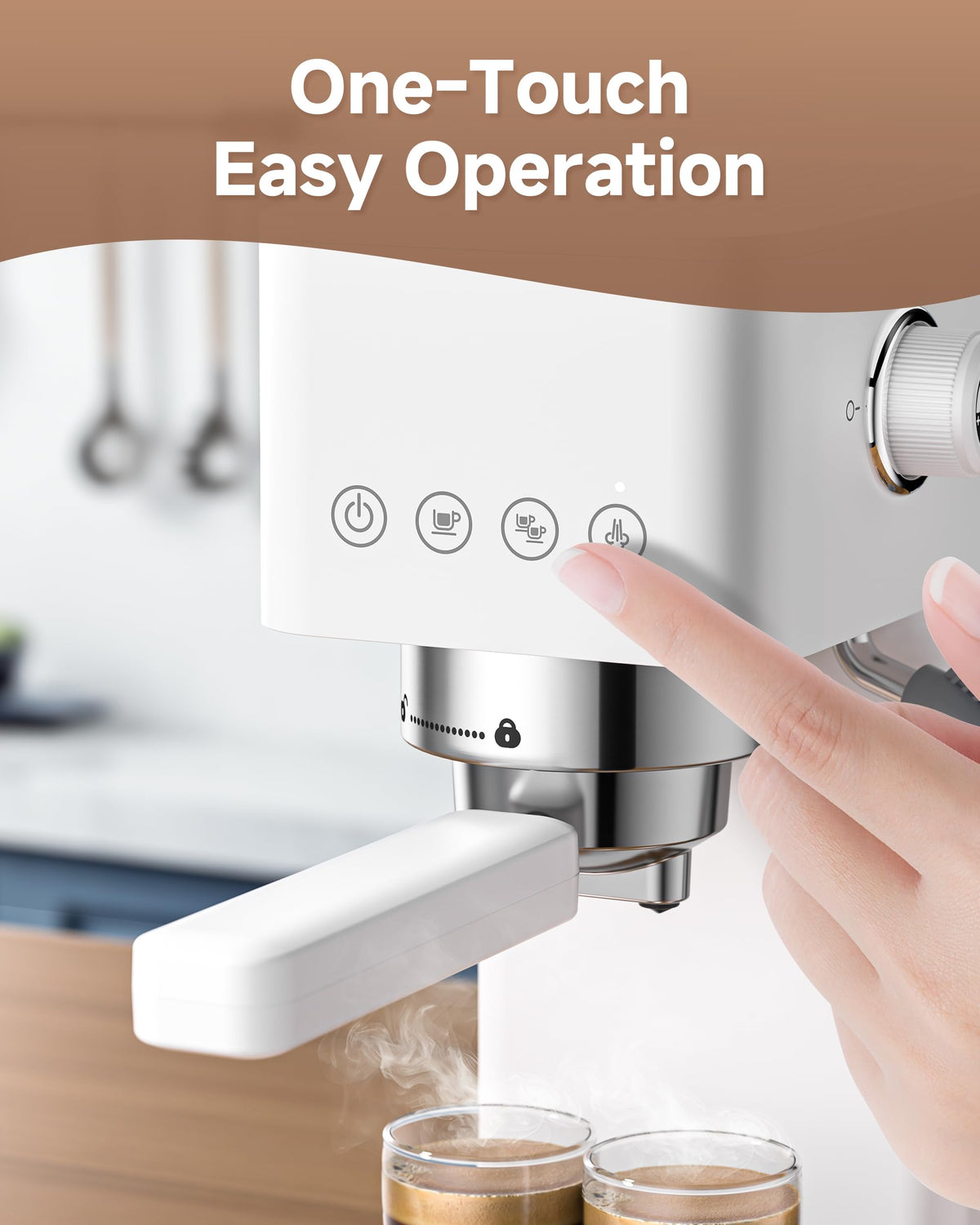 Compact 20 Bar Espresso Machine T4542