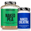 Chocolate Pea Protein Isolate 5LB and Micronized Creatine Monohydrate 500g Vegan Non-GMO P520883