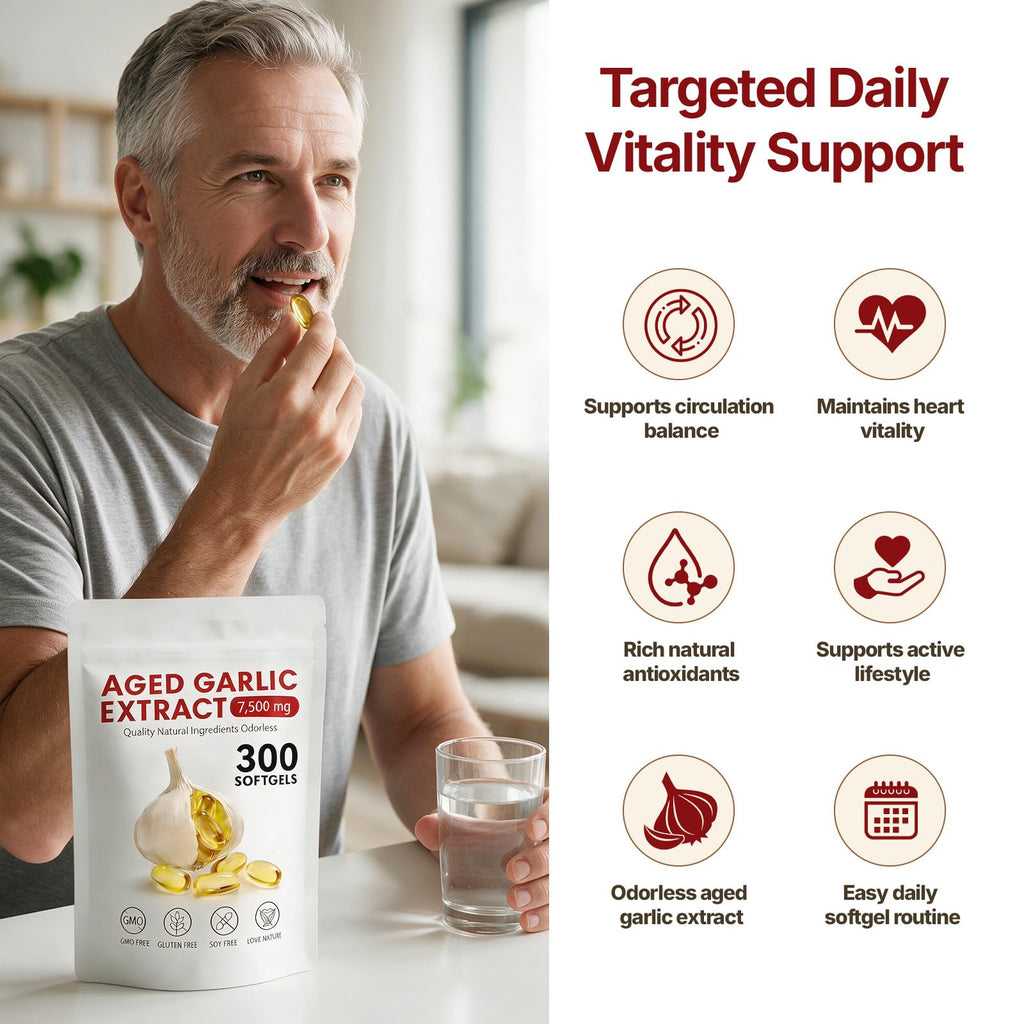 Odorless Garlic Supplement 300 Capsules D463518