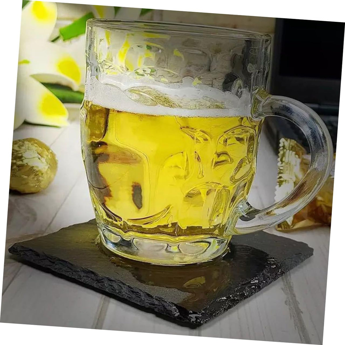 12pcs Natural Stone Coasters Set G5730