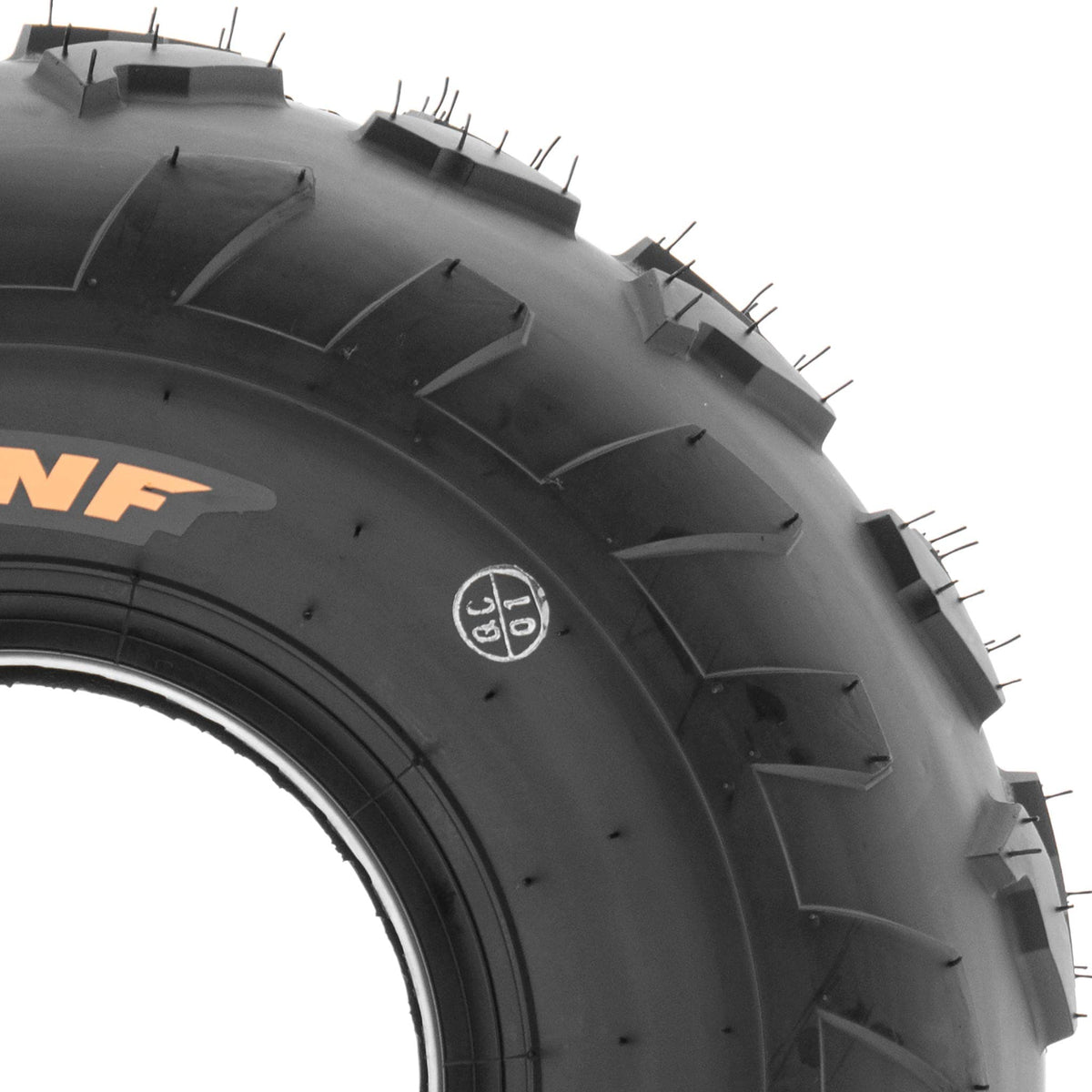 20x7-8 Directional Knobby Tread Tubeless ATV UTV Tires Set of 2 O591990
