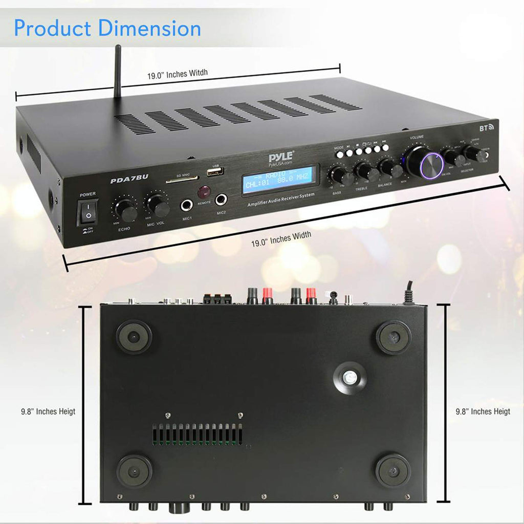 200 Watts 5 Channels Bluetooth Home Theater Amplifier T644315