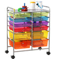12 Drawers Rolling Utility Cart Organizer S812449
