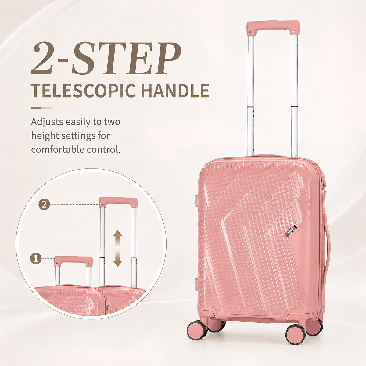 20” Carry On Hardside Luggage with TSA Lock C89450