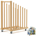 Canvas Storage Rack with Wheels and Handle X577433