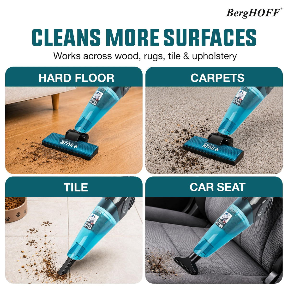 Blue Corded Stick Vacuum H5278