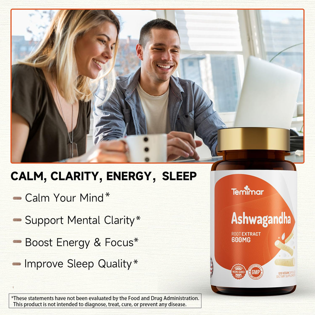 Ashwagandha Root Extract 600mg 120 Capsules Z941