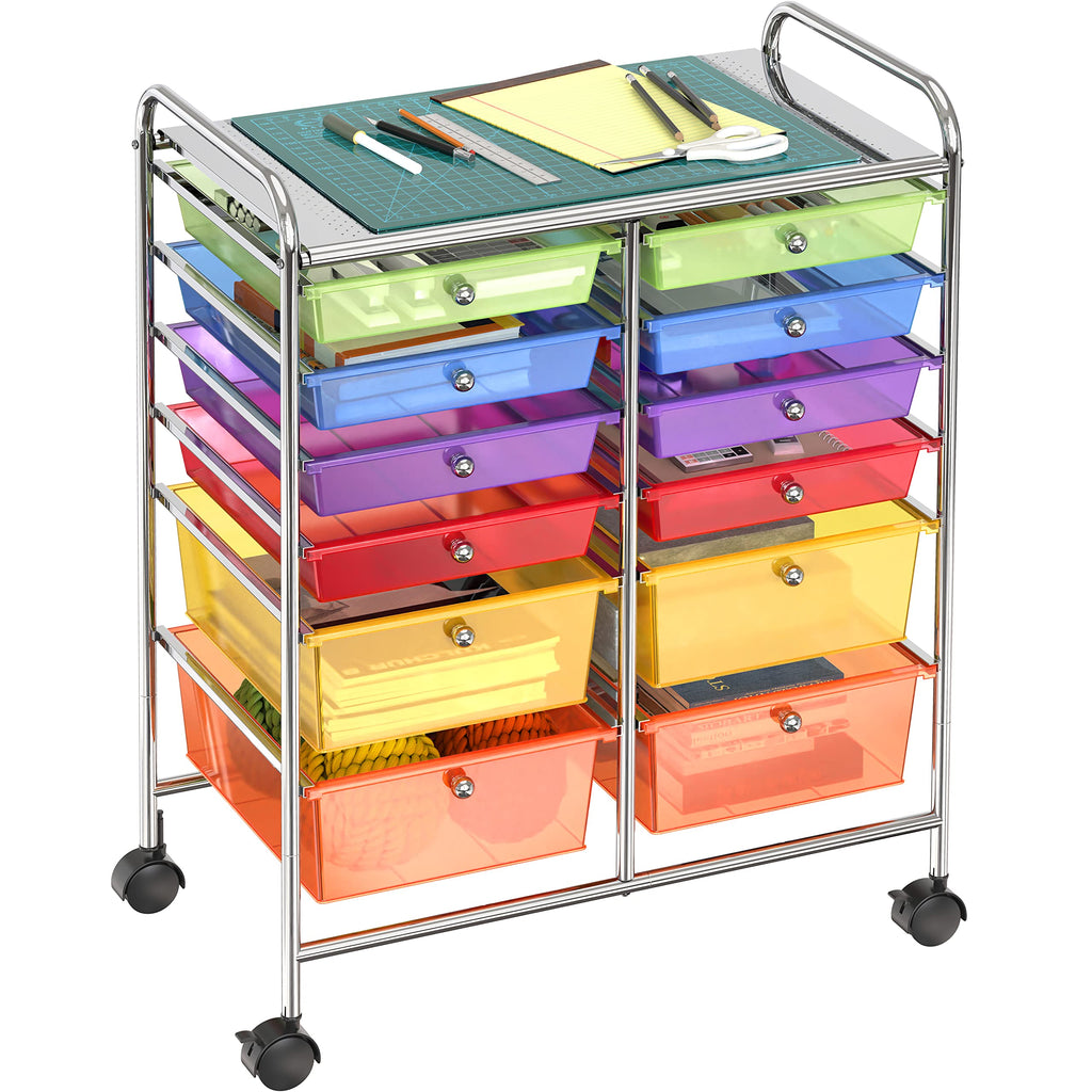 12 Drawers Rolling Utility Cart Organizer S812449