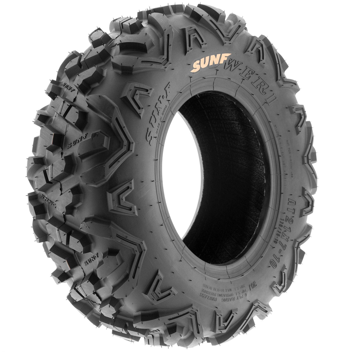 19x7-8 18x9.5-8 Tubeless 6 Ply V668