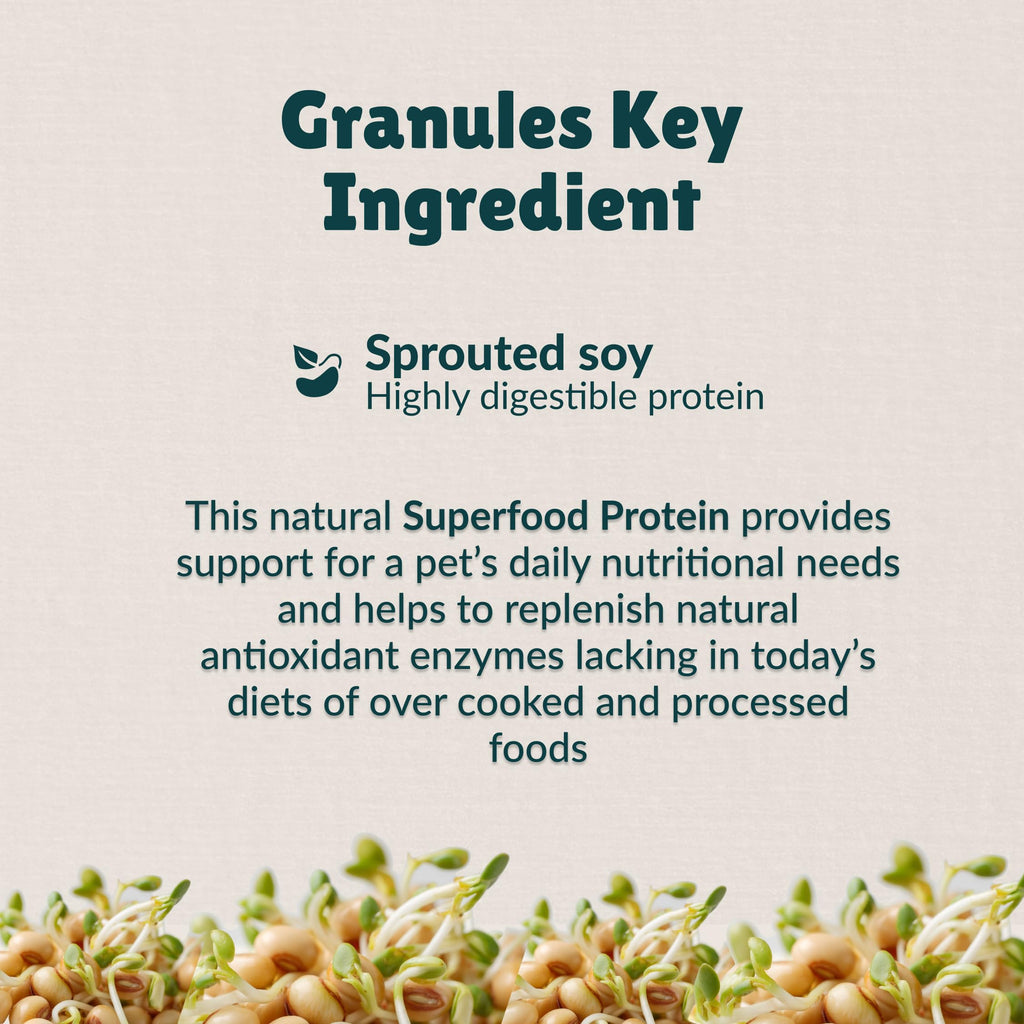 Sprouted Granules Super-Food Topper for Dogs, Cats & Horses, 1 lb P817