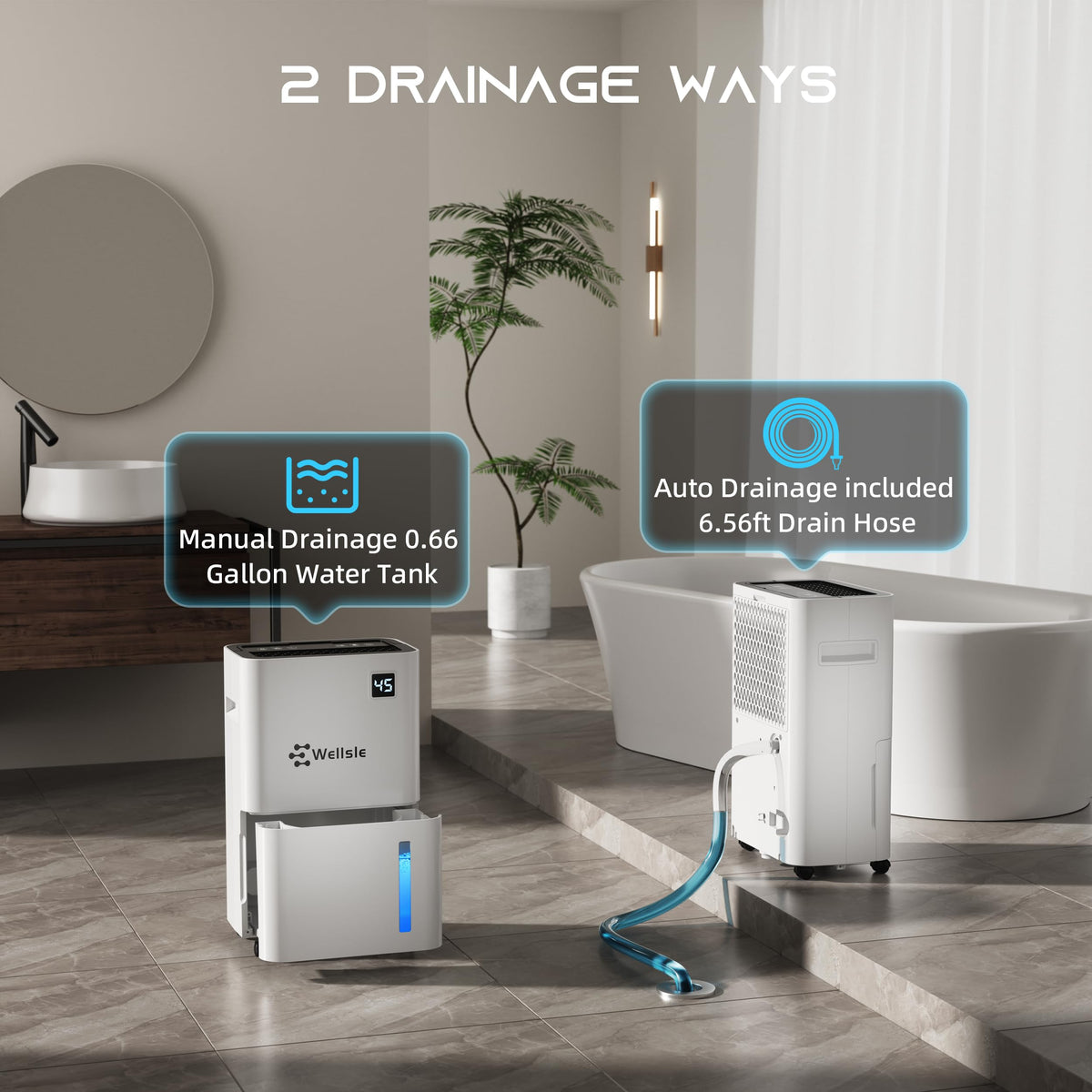 50 Pint Dehumidifier with Drain Hose A353