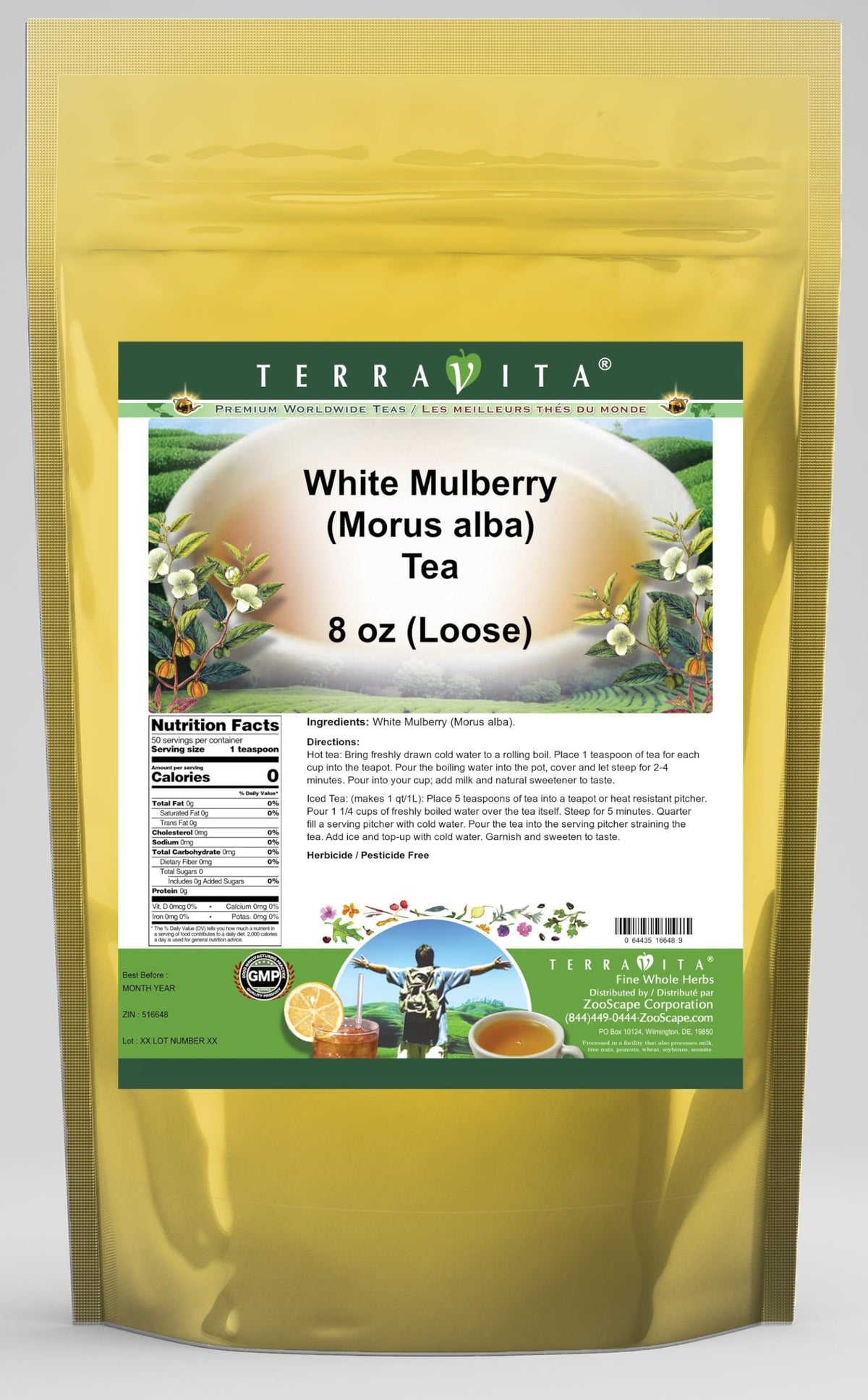 White Mulberry Tea Loose 8 oz 3 Pack X7376