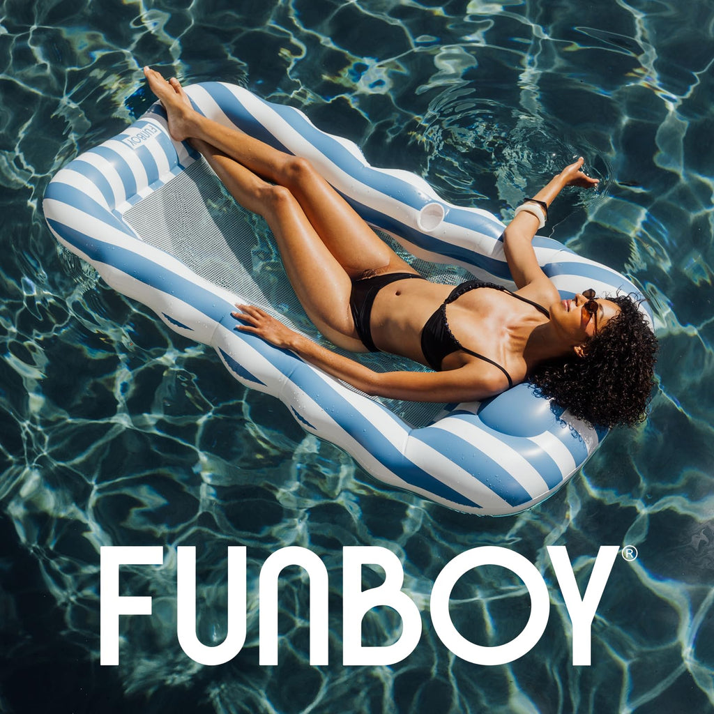 Striped Mesh Pool Lounger U454979
