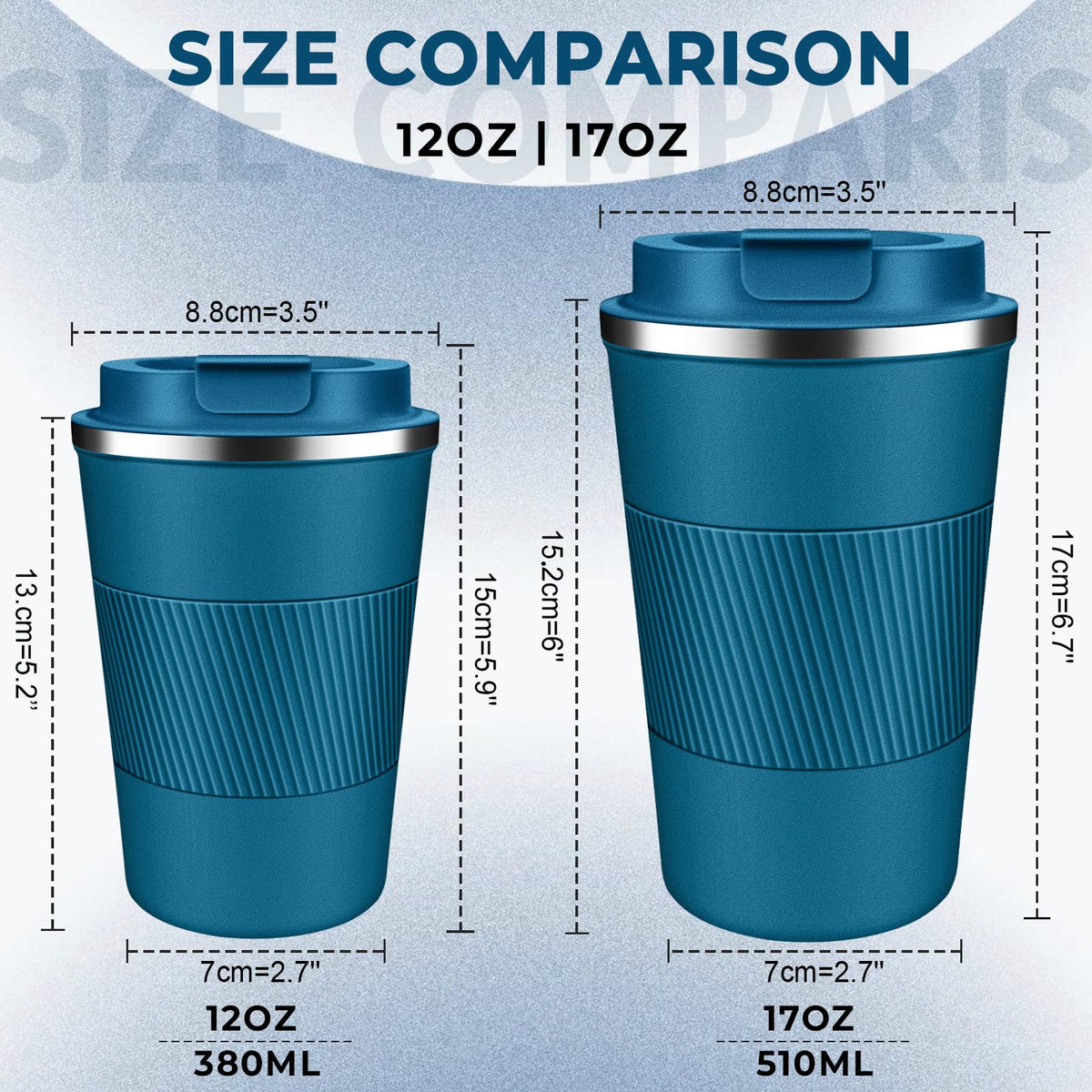 17 oz Stainless Steel Insulated Coffee Tumbler S425263