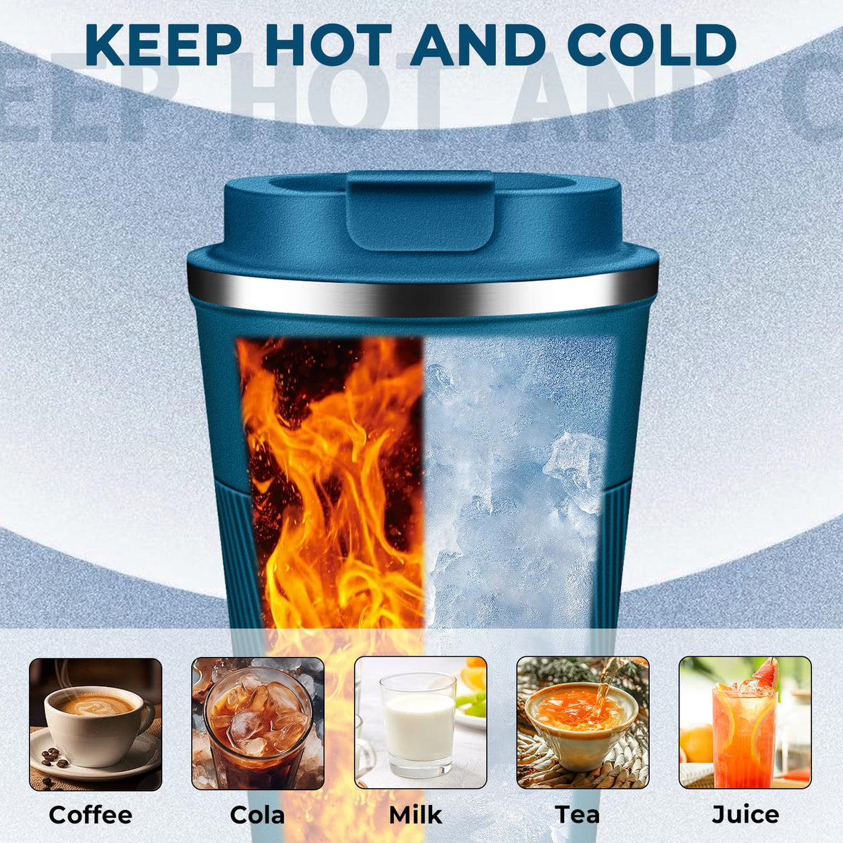 17 oz Stainless Steel Insulated Coffee Tumbler S425263