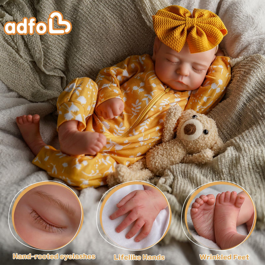 20 Inch Full Vinyl Reborn Baby Dolls Girl C42911