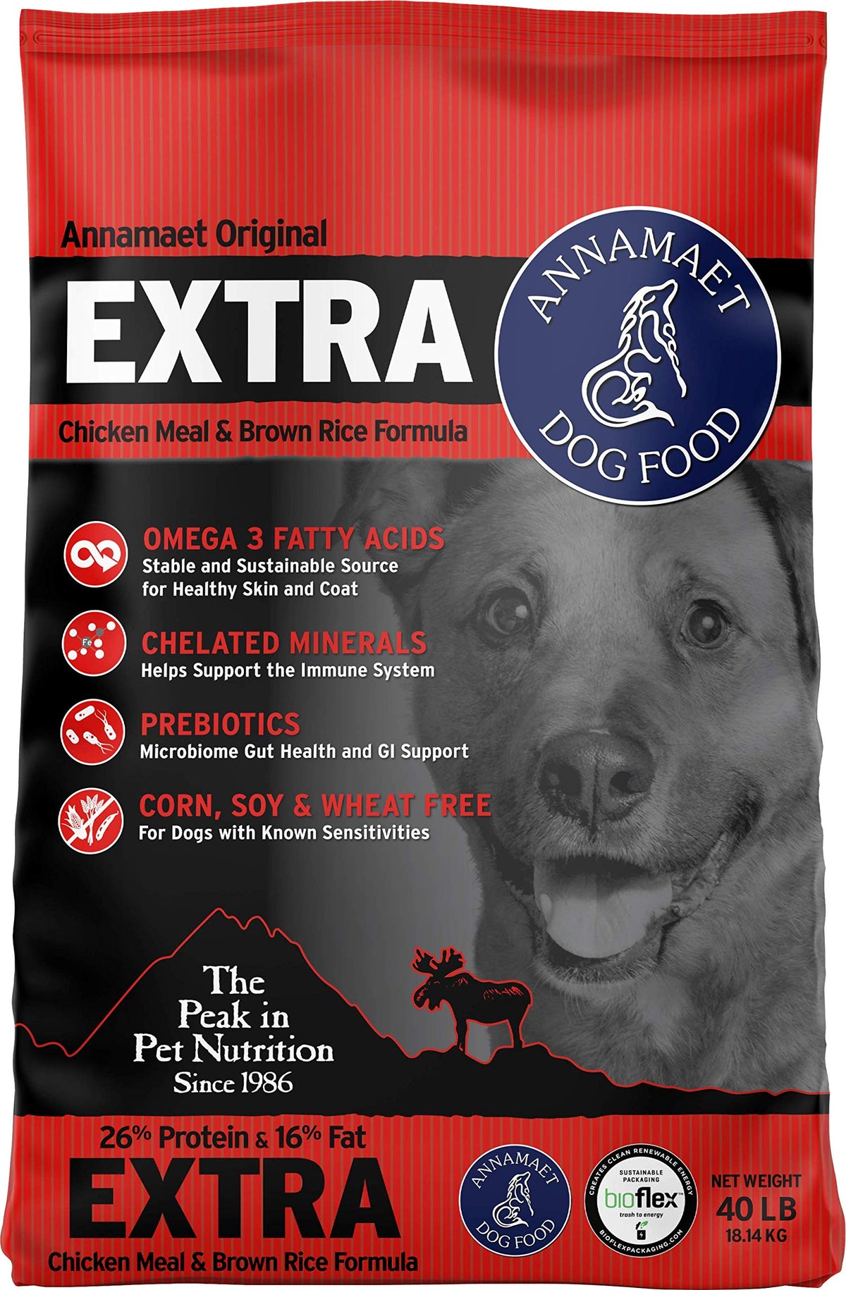 Chicken & Brown Rice Dry Dog Food 40-lb bag M23649