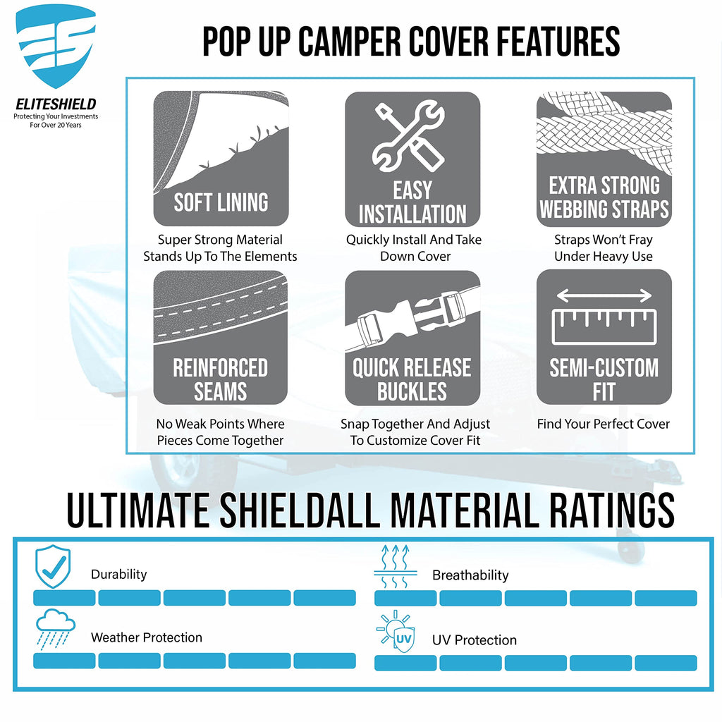14-16ft Pop Up Camper Cover A68850