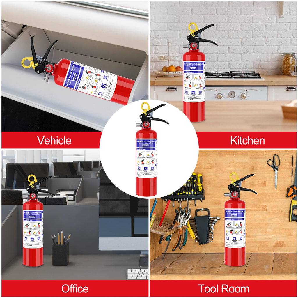 2 Pack 2.5 lb ABC Dry Chemical Fire Extinguisher R50439