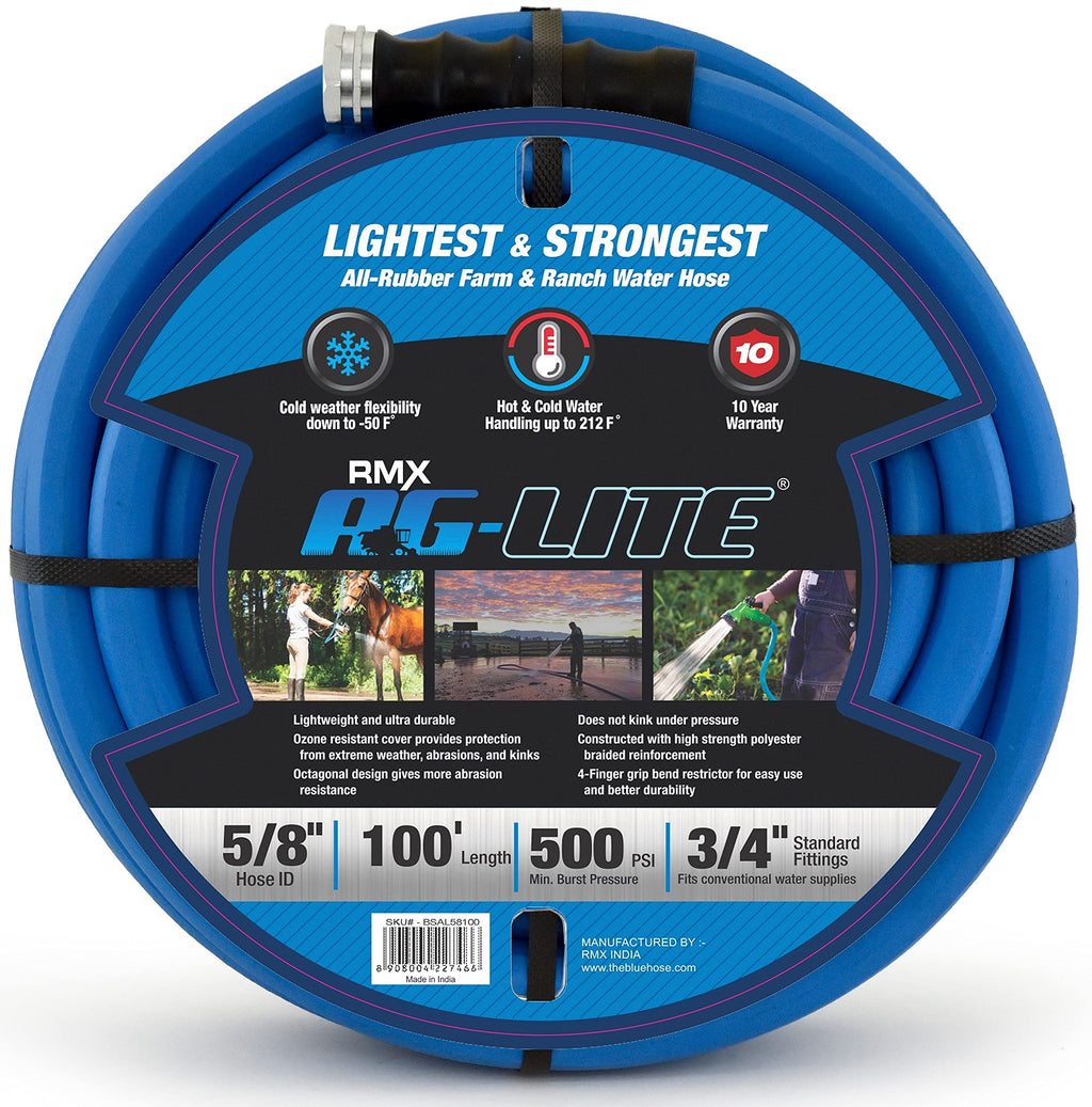 5/8" x 100' Rubber Garden Hose Y424428