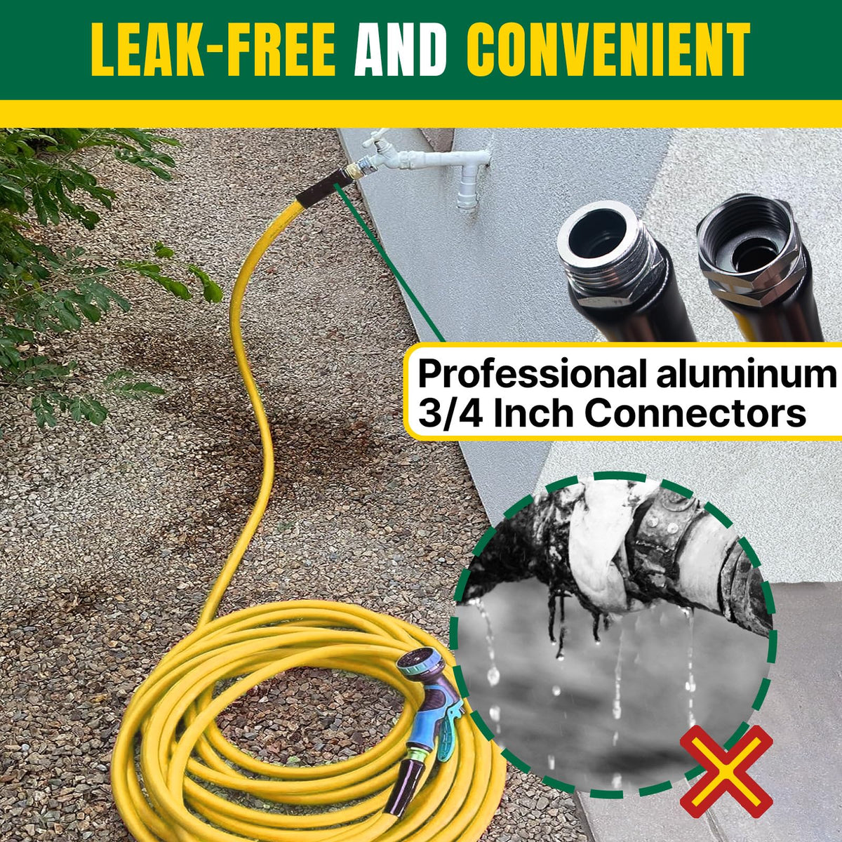 Lightweight Kink Free 5/8" x 100 FT Garden Hose K782330