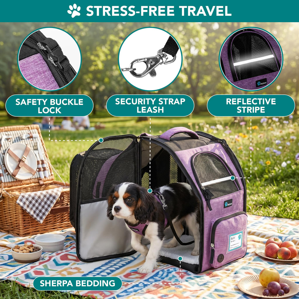 Expandable Dog Cat Backpack Carrier D319889
