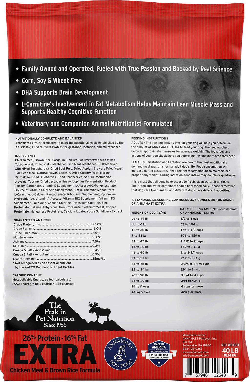 Chicken & Brown Rice Dry Dog Food 40-lb bag M23649